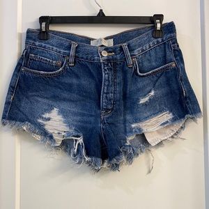 Free People Jean Shorts